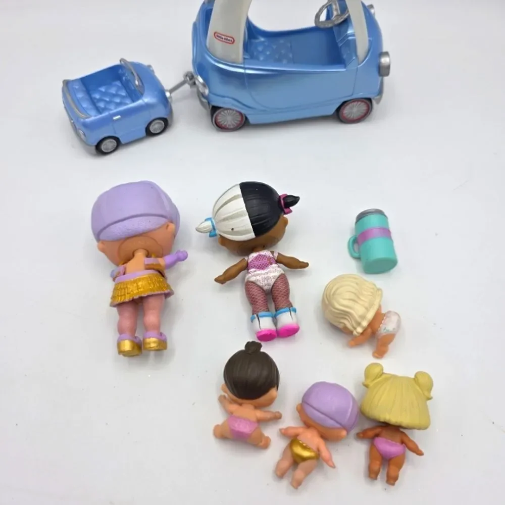 LOL Surprise Tots And LIL Sister Little Tikes LOL Surprise Doll Blue Cozy Coupe